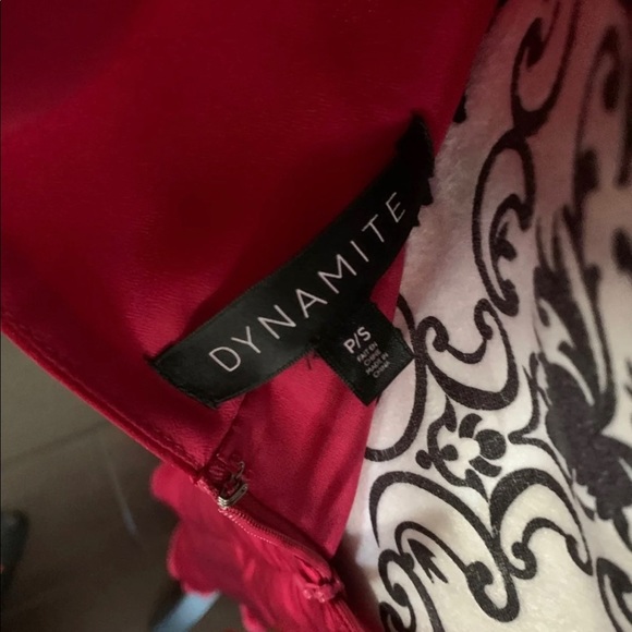 Nwot flirty dynamite fuchsia  sexy dress - Picture 3 of 3